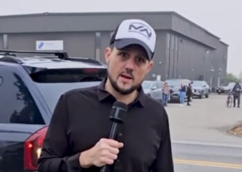 Maine Wire reporter Joe Sokol was nearly killed after the driver of a vehicle allegedly tried to hit him during a news report on Oct. 1, 2026.