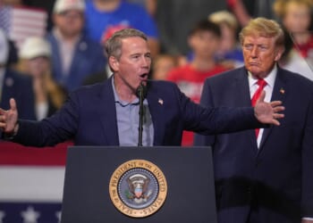 Sen. Jon Husted jokes about Trump's remarks on his football-player physique at Ohio event