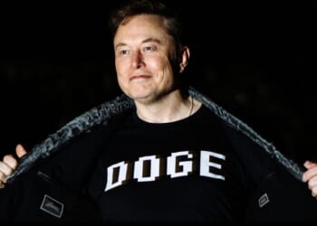 Elon Musk, then-White House Senior Advisor and director of DOGE, the Department of Government Efficiency, is seen in a March 2025 photo walking to the White House after landing in Marine One on the South Lawn with President Donald Trump.