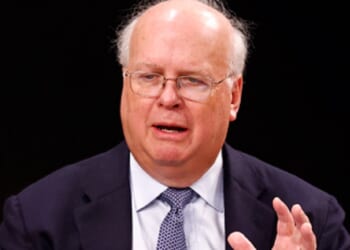 Republican establishment strategist Karl Rove, pictured in a 2024 file photo from The Atlantic Festival in Washington, has picked an odd Democrat to endorse in a statewide race in Texas.