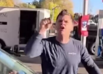 Wisconsin congressional candidate Matthew Arndt appeared to yell at another driver and was arrested by police in Mequon, Wisconsin, according to footage shared on YouTube.