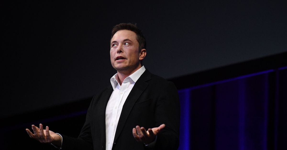 SpaceX CEO Elon Musk speaks at the International Astronautical Congress on Sept. 29, 2017, in Adelaide, Australia.