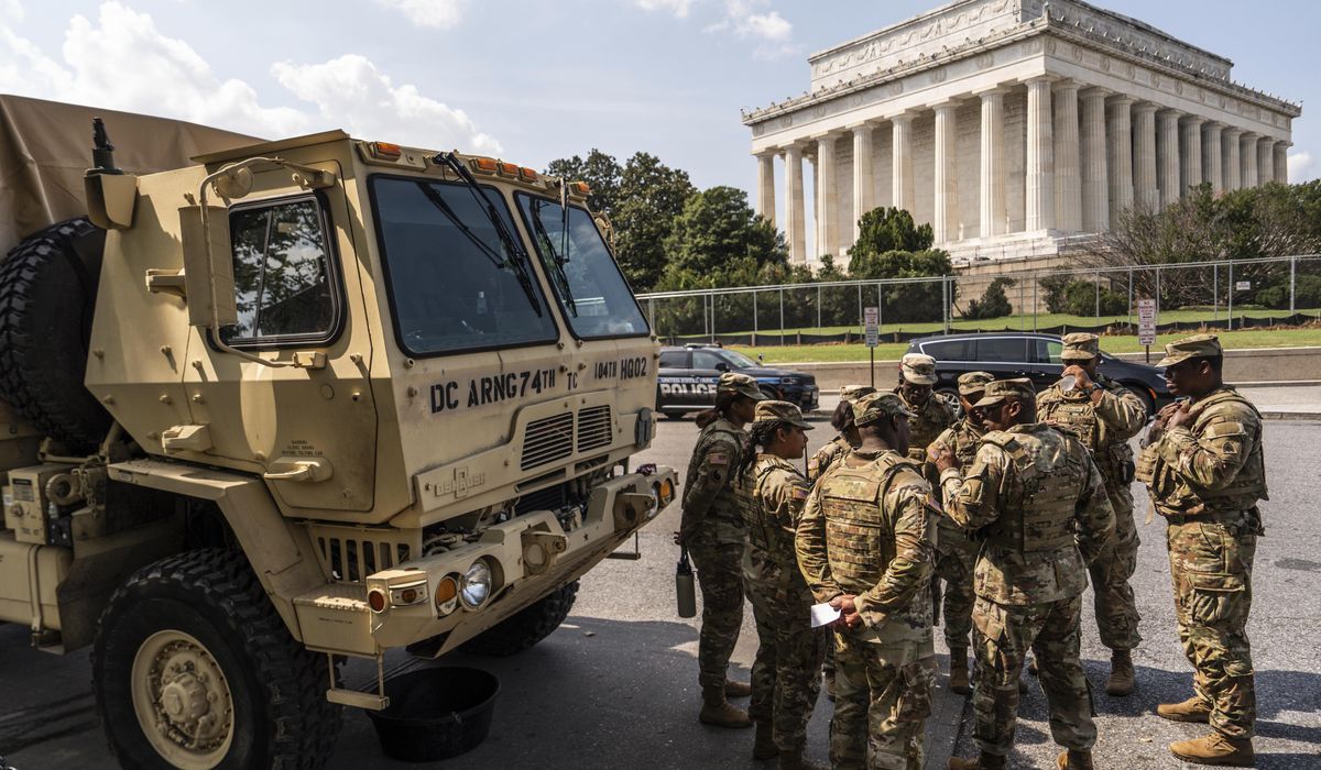 D.C. receiving more National Guardsmen from Louisiana, Mississippi, Tennessee