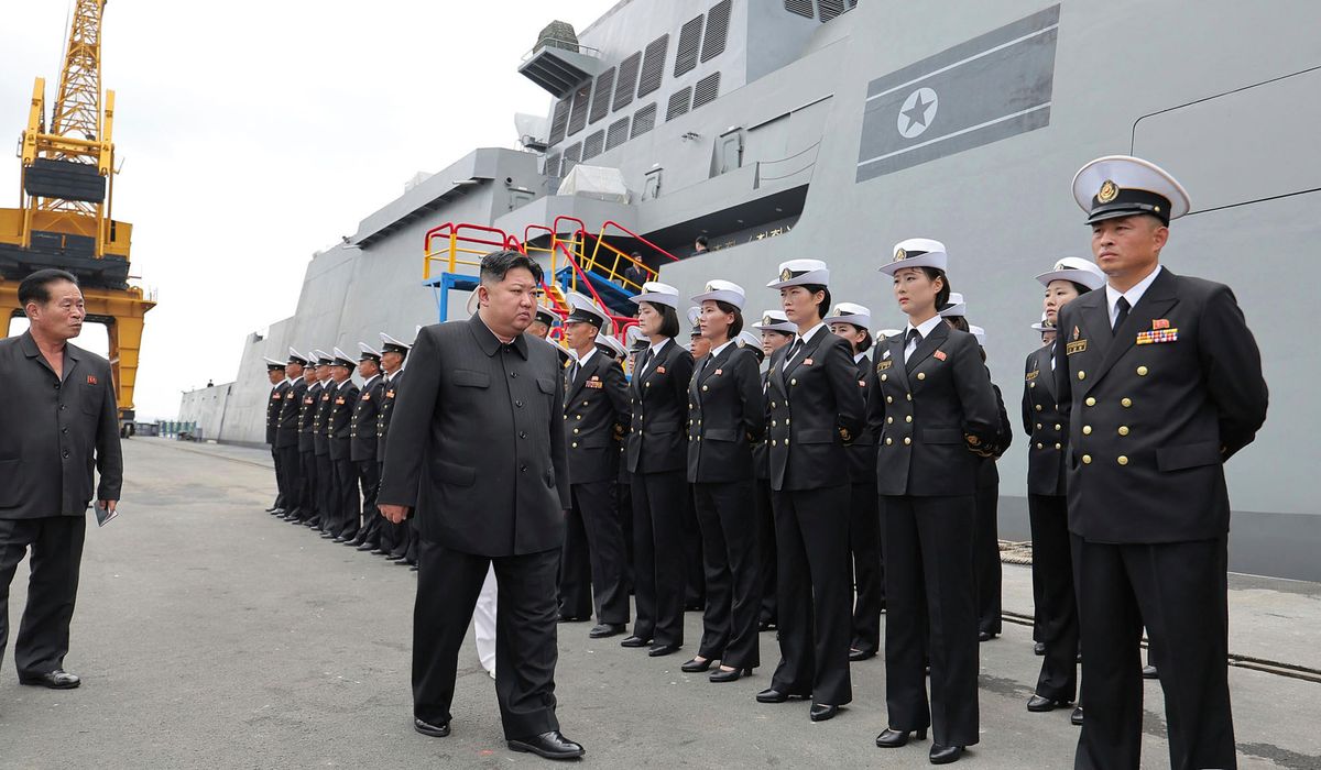 Kim Jong Un slams South Korea-U.S. drills during an inspection of his most powerful warship