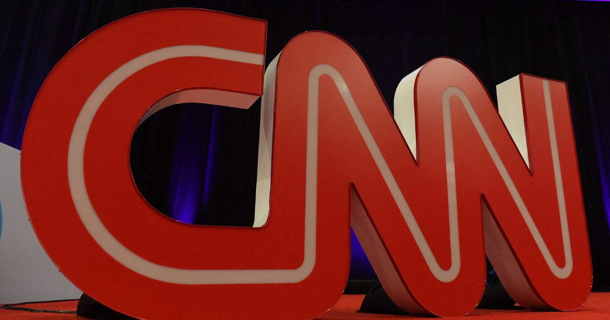 A CNN sign is seen in a file photo from 2020.