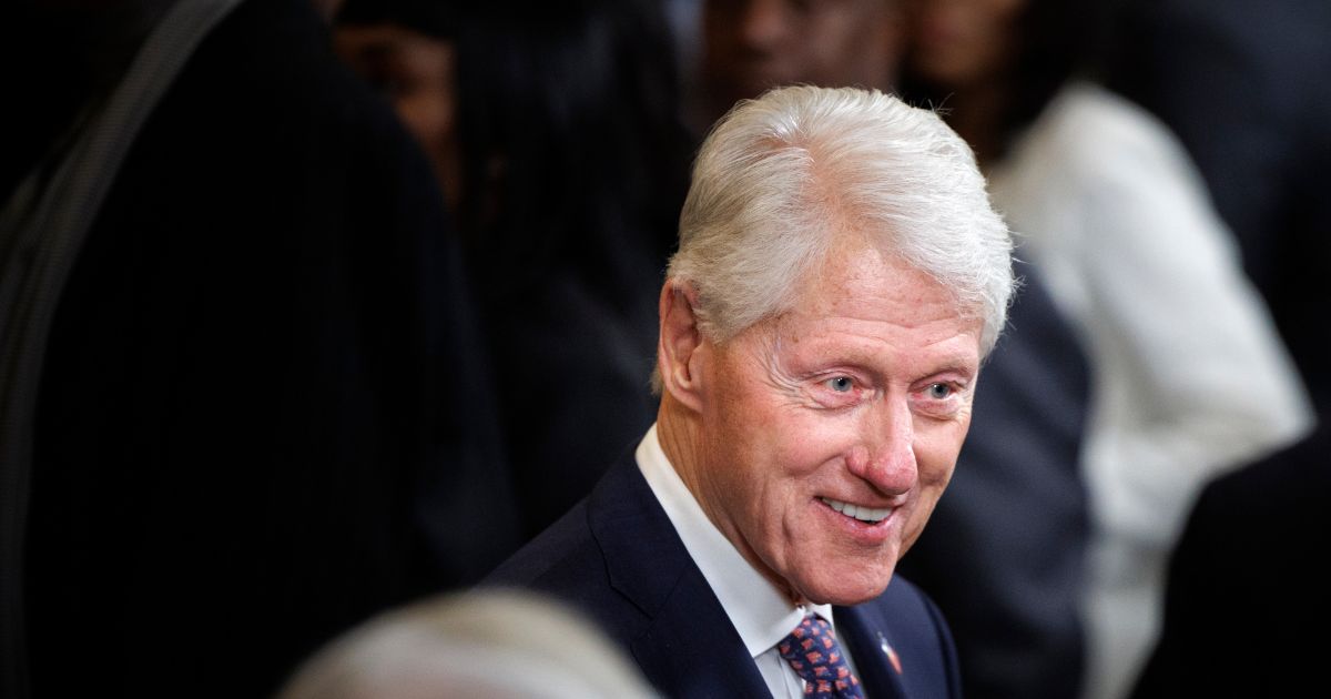 Former President Bill Clinton exits the East Room of the White House following a Medal of Freedom ceremony on Jan. 4, 2025, in Washington, D.C.