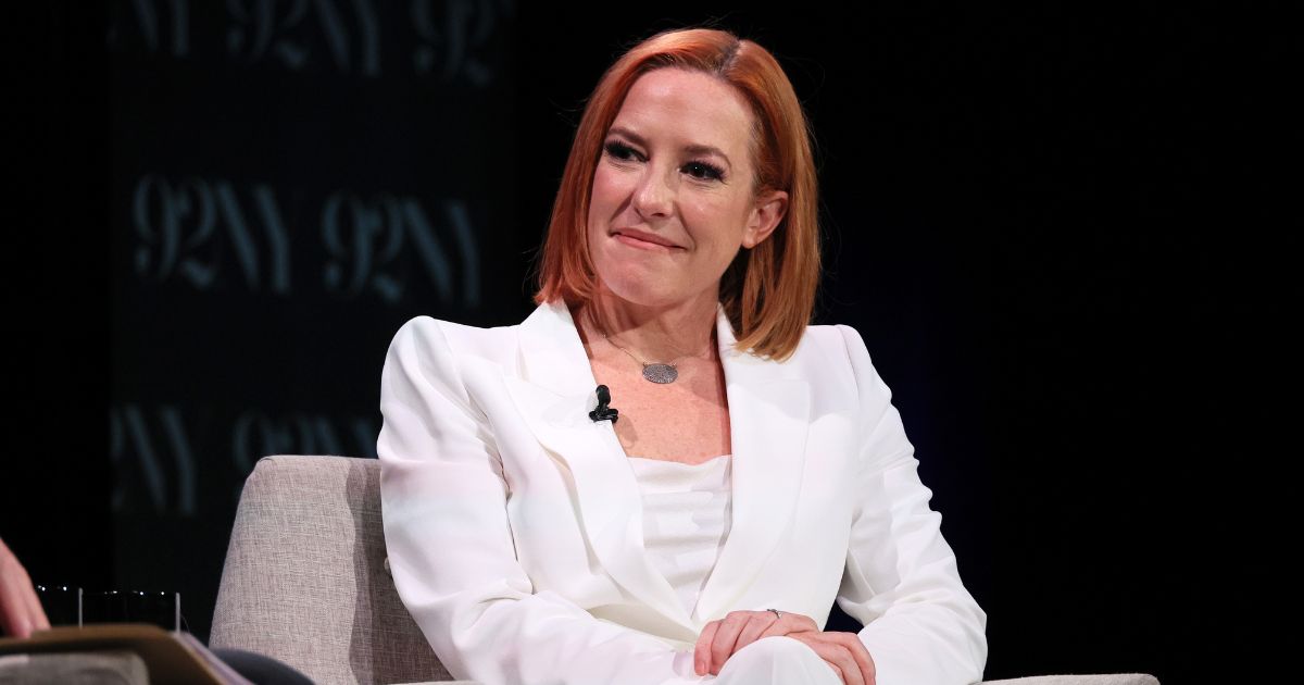 Jen Psaki speaks onstage during Jen Psaki in Conversation with Lawrence O’Donnell - Say More: Lessons from Work, the White House, and the World at 92NY on May 8, 2024, in New York City.