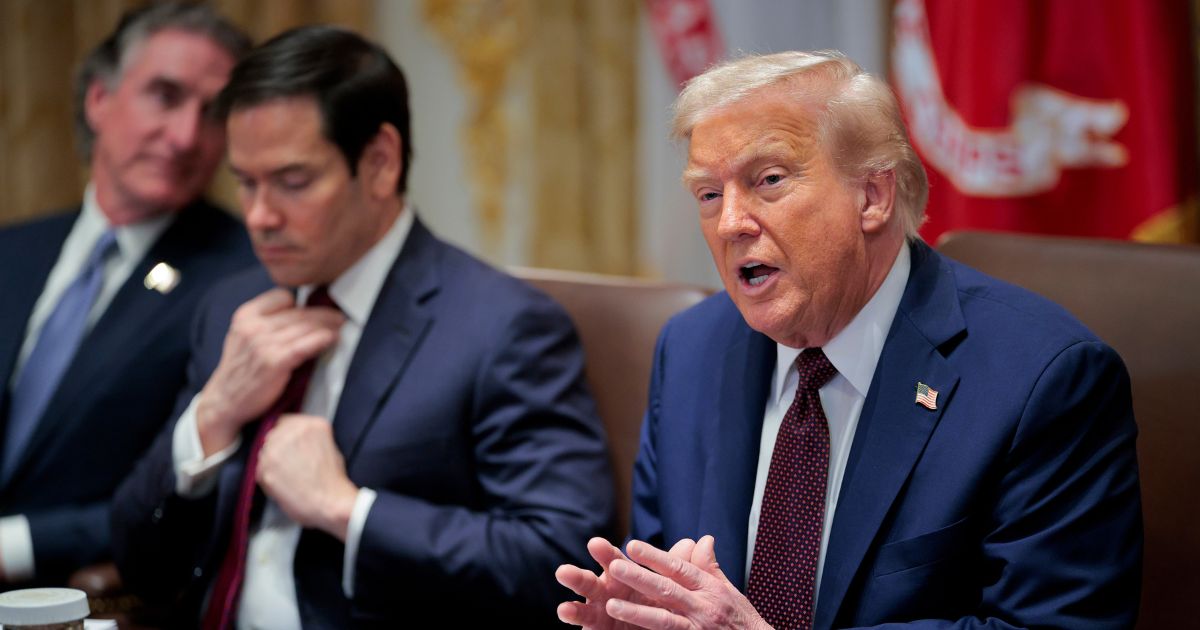 President Donald Trump holds a Cabinet meeting with members of his administration in the Cabinet Room of the White House on Aug. 26, 2025, in Washington, D.C.