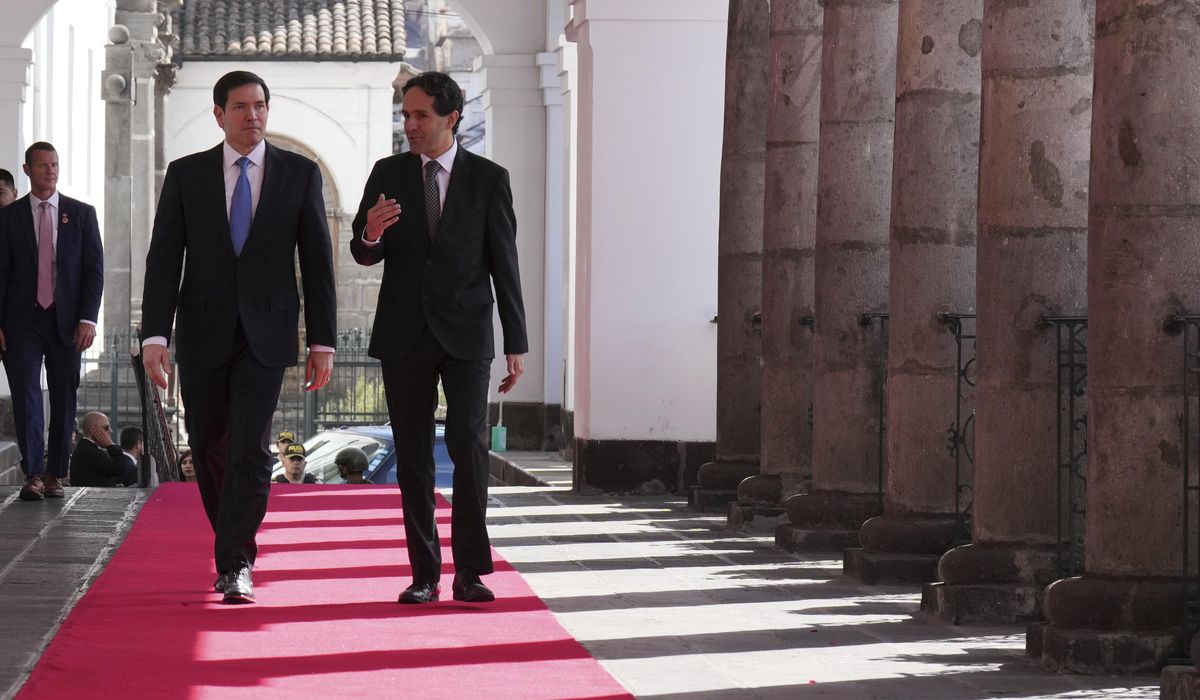 Marco Rubio announces $13.5 million for Ecuador to combat drug violence