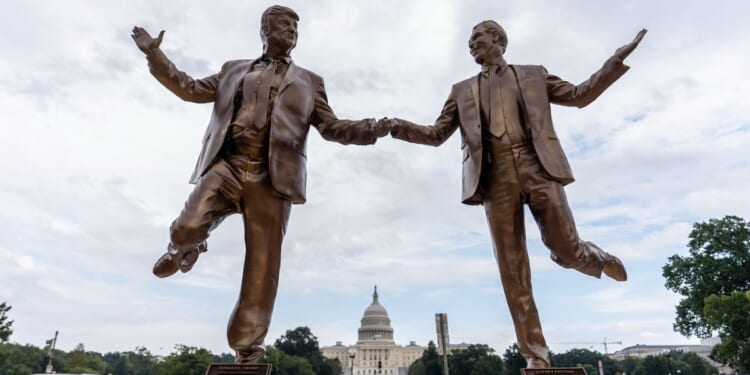 Trump-Epstein statue removed from National Mall