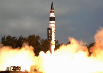 India launches new ballistic missile meant to be fired from train