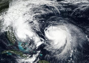 Hurricanes Humberto and Imelda charge toward Bermuda as the tiny island prepares