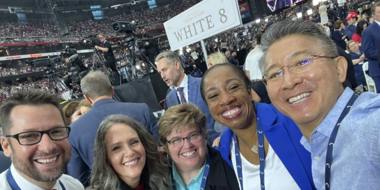 Christian author and theologian Christopher Yuan, pictured on the right, was paralyzed after an accident on Sept. 22, 2025.