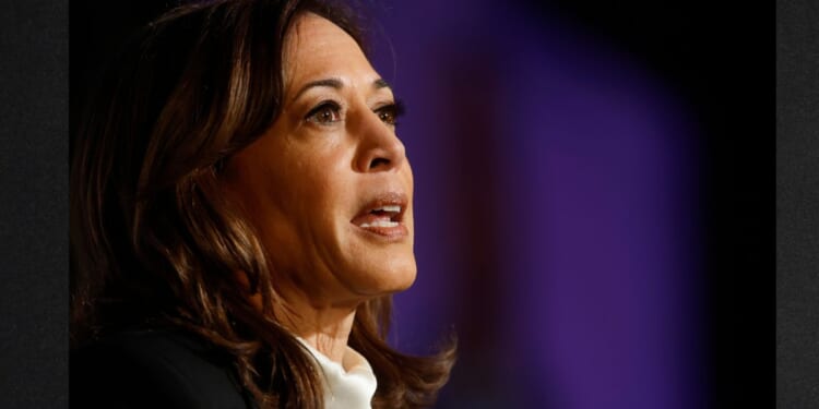 Former Vice President Kamala Harris, seen speaking at an April 30 event, has annoyed even Democrats with her new book.