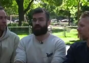 A gay "throuple" in Quebec, Canada, is facing backlash online after they shared their story of adopting a 3-year-old girl.