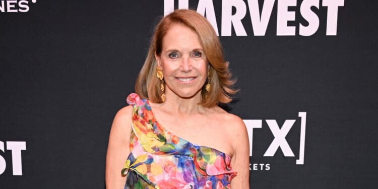 Katie Couric attends City Harvest Presents The 2025 Gala: Carnaval at Cipriani 42nd Street on April 22, 2025, in New York City.