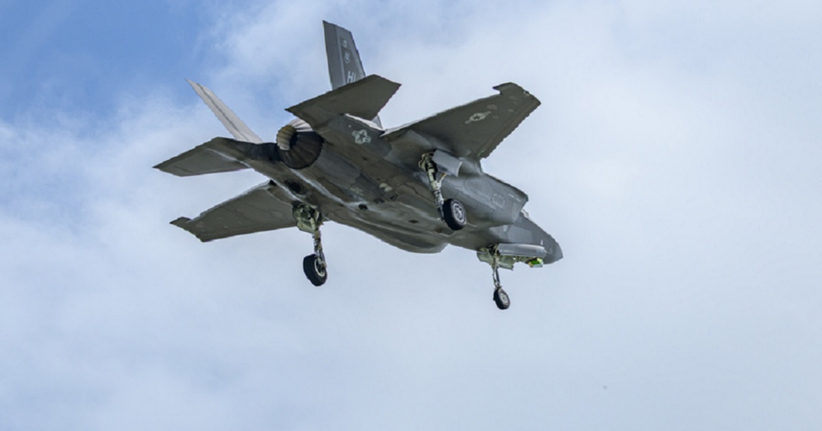 A U.S. Air Force F-35A jet is pictured in a file photo. The Pentagon is deploying 10 of the fighters in Puerto Rico as part of a ramped up effort against the international drug trade.