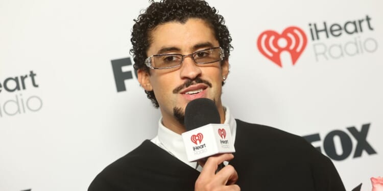 Bad Bunny attends the 2025 iHeartRadio Music Awards in Los Angeles, California, on March 17.