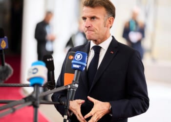 Emmanuel Macron says a tanker off France is linked to Russia's shadow oil fleet