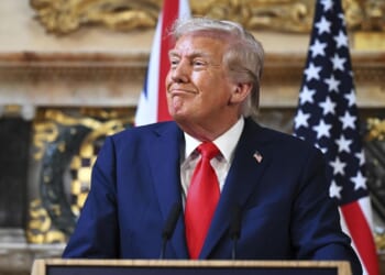 U.K. bought new U.S. flags for Donald Trump's visit to replace old ones with wrong shade of red