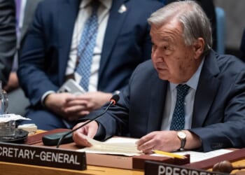 25 years after landmark U.N. resolution, U.N. chief says women are too often absent from peace talks