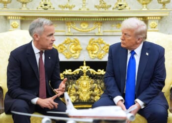 Donald Trump, Mark Carney sit down in pursuit of 'the right deal' on trade