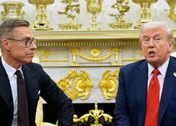 Trump and Finnish President Stubb meet at White House to close deal on icebreakers