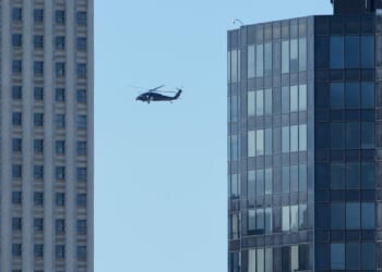 In Memphis, National Guard troops seen patrolling alongside local police