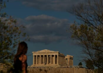 Greece's Parthenon temporarily free of scaffolding for first time in centuries