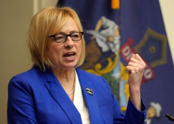 Maine Gov. Janet Mills plans to confront Donald Trump again with her campaign for the U.S. Senate