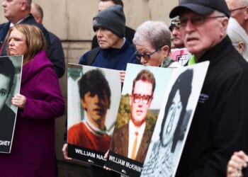 Lawyer urging judge to acquit British ex-soldier in 1972 Bloody Sunday killings in Northern Ireland