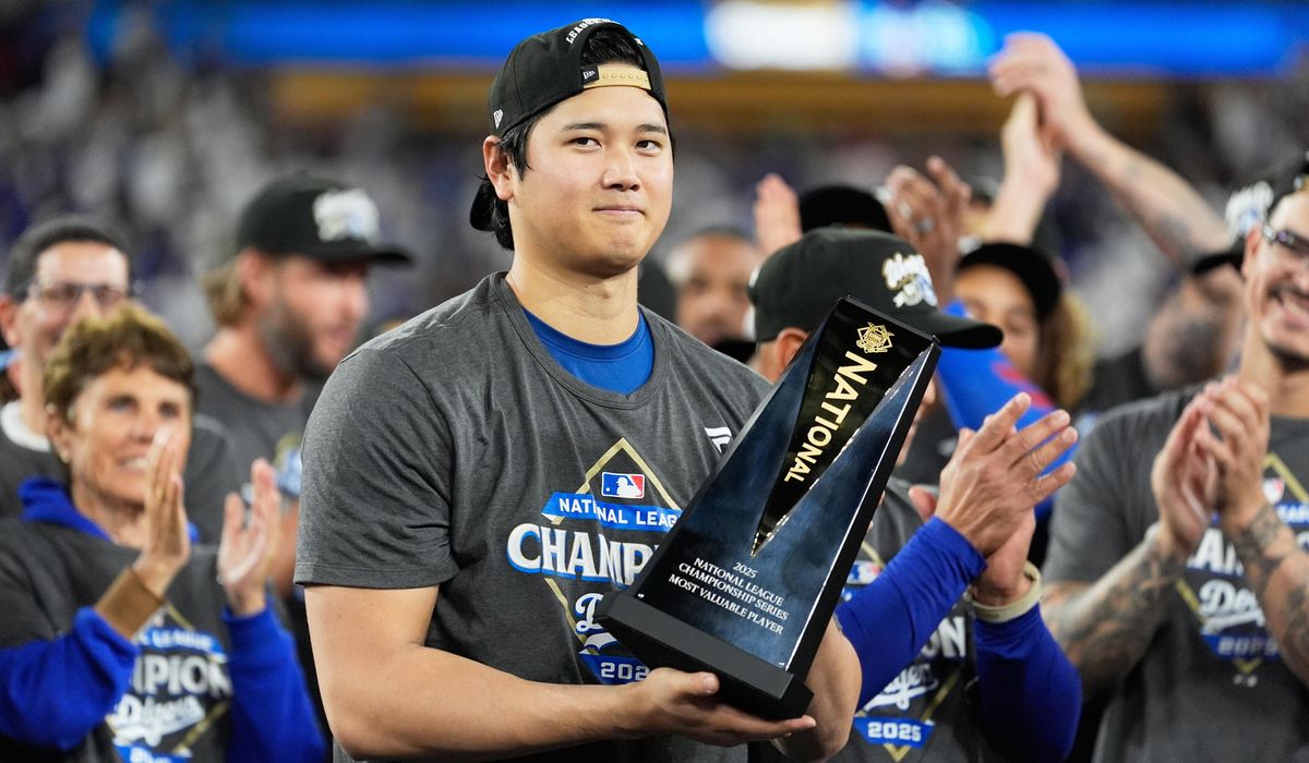 Shohei Ohtani's 3 homers and 10 Ks lead Dodgers to World Series in a show for the ages
