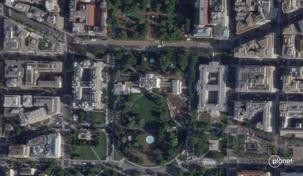 Satellite images show before and after of demolition of White House East Wing
