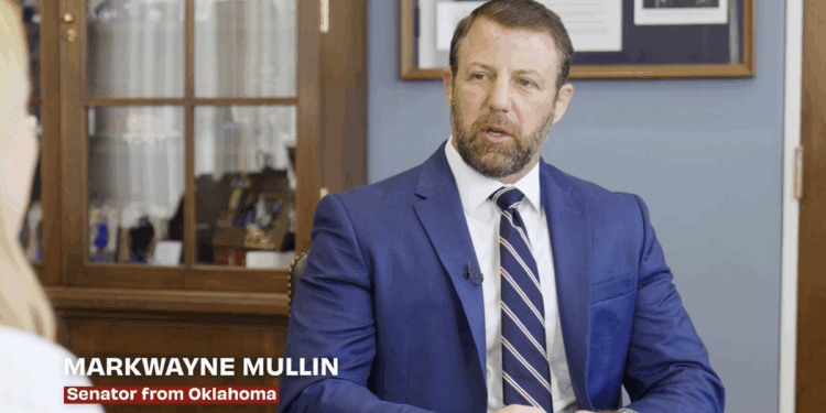 WATCH: Sen. Markwayne Mullin of Oklahoma joins Alex Swoyer