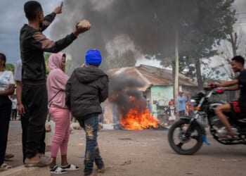Security forces and protesters clash following disputed election in Tanzania; U.N. says 10 dead