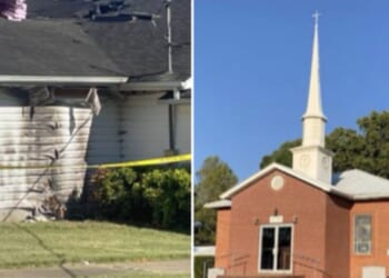 Tabernacle Baptist Church and Calvary’s Cross Baptist Church in Casar, North Carolina, were both targeted in an apparent arson attack on Oct. 17, 2025.