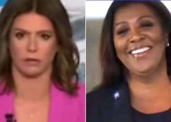 CNN host Kasie Hunt, left, claimed all American homebuyers commit mortgage fraud the way New York Attorney General Letitia James is accused of doing.