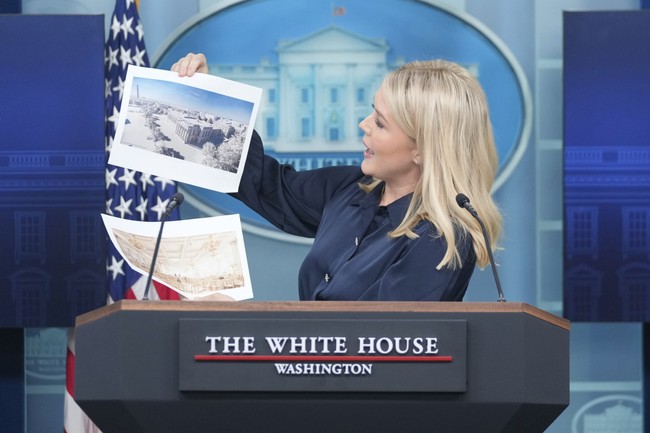 Karoline Leavitt Did Not Say 'Nothing Will Be Torn Down' for the White House Ballroom Renovations – HotAir