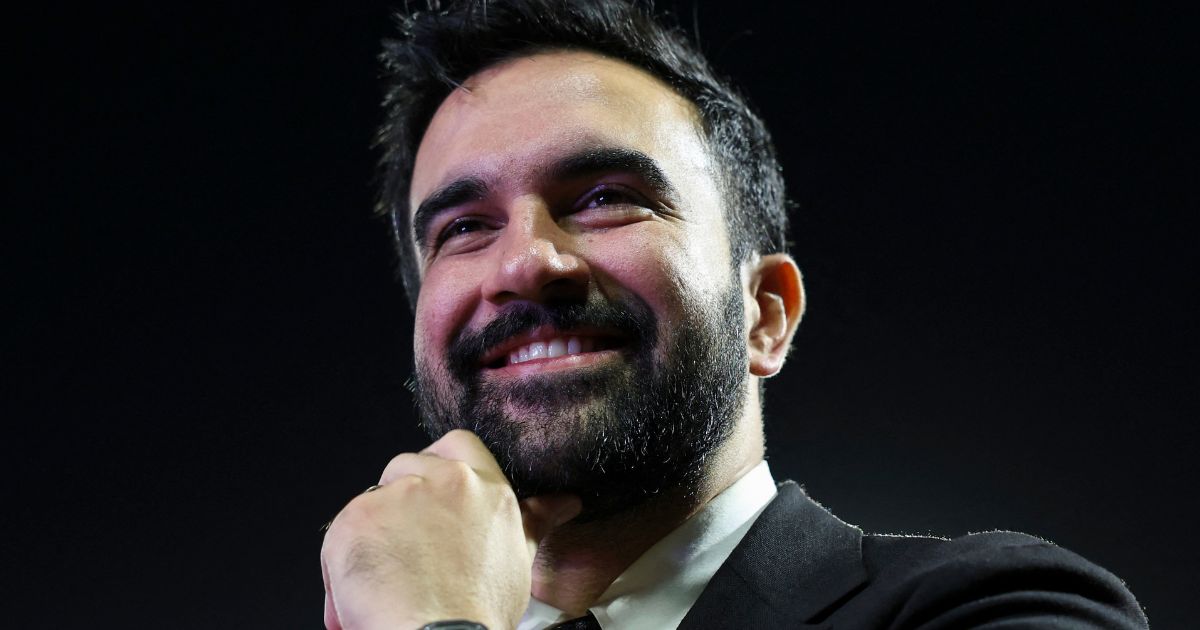 New York City Democratic mayoral candidate Zohran Mamdani smiles as he hosts "The Cost of Living Classic" soccer tournament in New York City on Sunday.