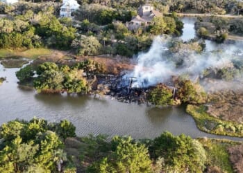 South Carolina's law officials say no arson evidence so far in fire that destroyed judge's home