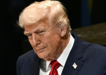 President Donald Trump delivers remarks to the United Nations General Assembly at the UN headquarters in New York City on Sept. 23.
