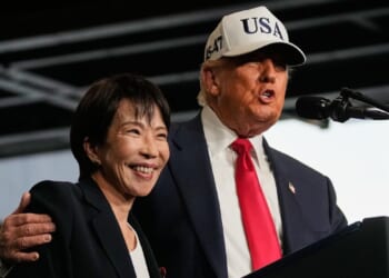 Japan's new leader is praised for an 'energetic' diplomatic debut hosting Donald Trump