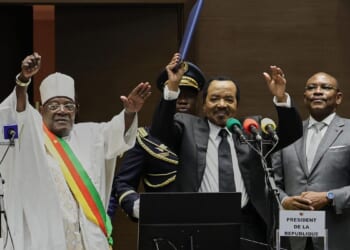 Paul Biya, Cameroon's 92-year-old president, sworn in again as opposition cries foul