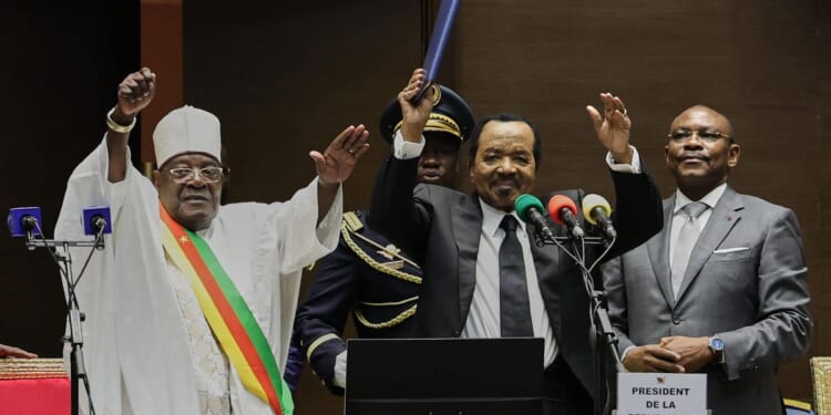 Paul Biya, Cameroon's 92-year-old president, sworn in again as opposition cries foul