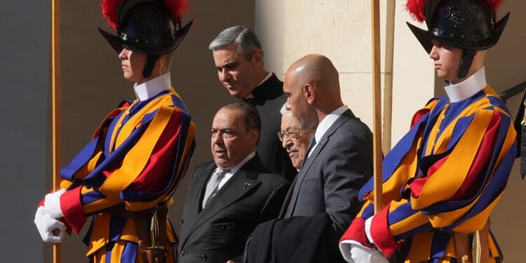 Pope Leo meets Palestinian President Abbas, discusses urgent need for Gaza aid, two-state solution
