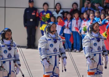 China's stranded astronauts 'in good condition' after space debris delays return