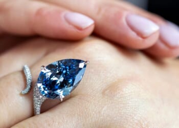 At Swiss auction, 'Mellon Blue' diamond sells for $25.6 million