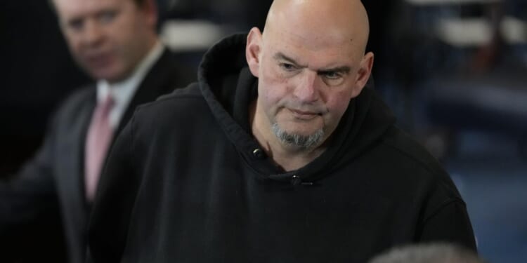 Sen. John Fetterman's fall on his face sends him to hospital