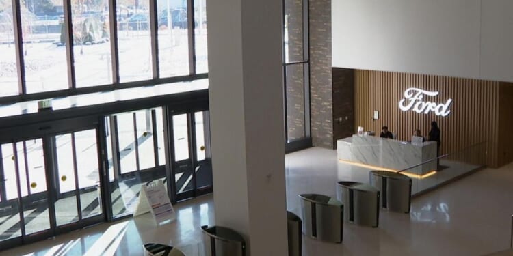 New high-tech HQ for Ford Motor has 'crown jewel' showroom, room for 4,000 employees