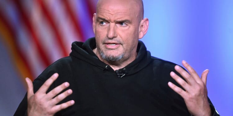 John Fetterman says he's back home after a fall put the Pennsylvania senator in the hospital